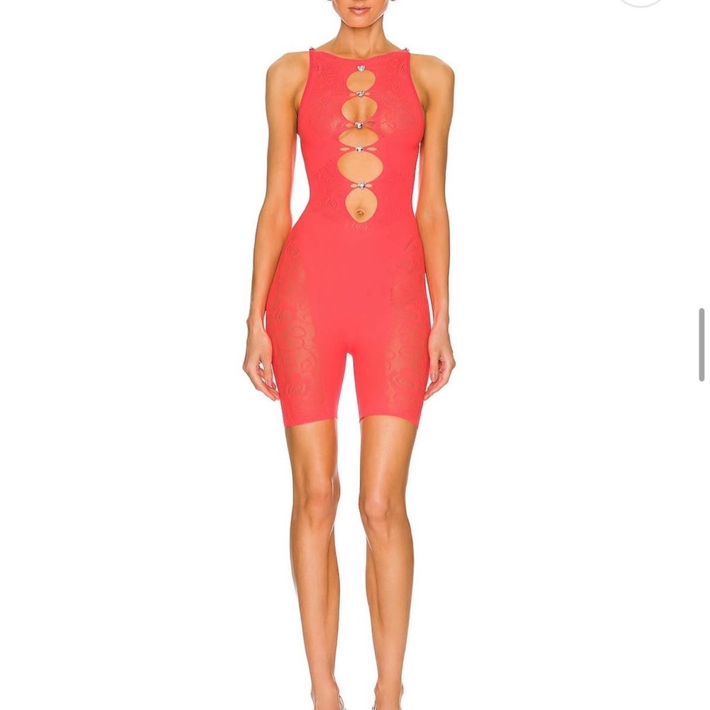 POSTER GIRL Jetta Jumpsuit in Chilli